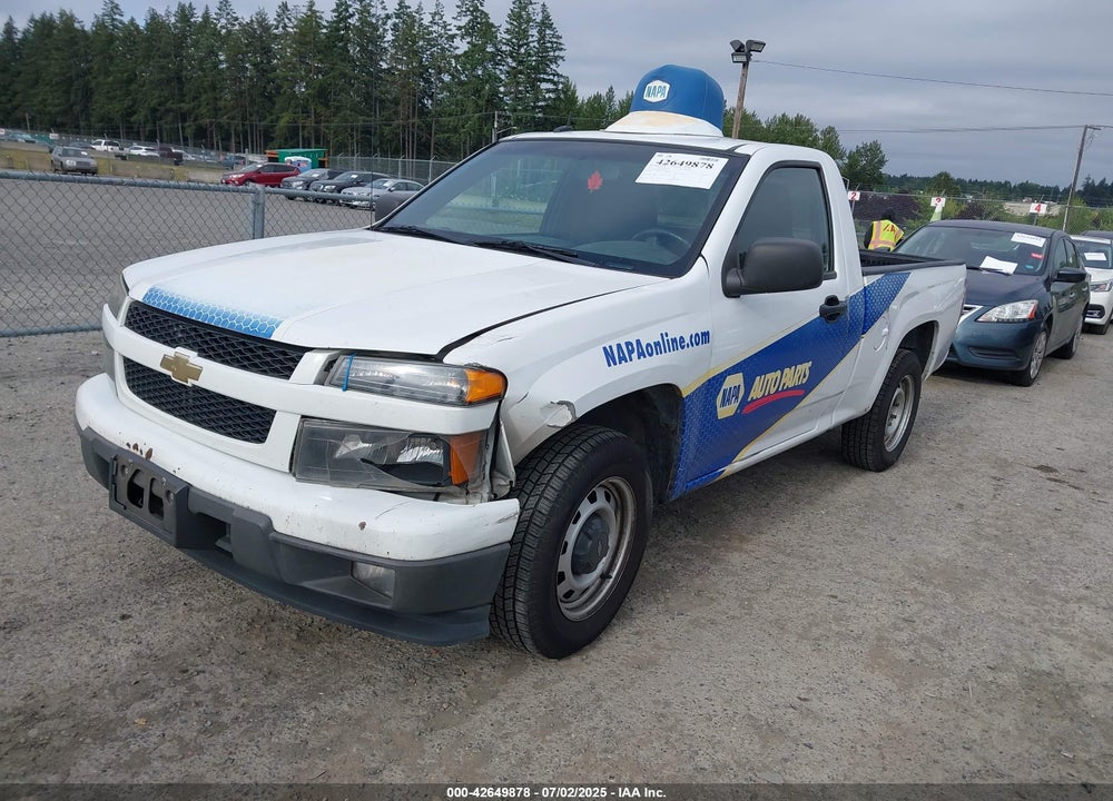 2012 CHEVROLET COLORADO VIN: 1GCCSBF9XC8159509