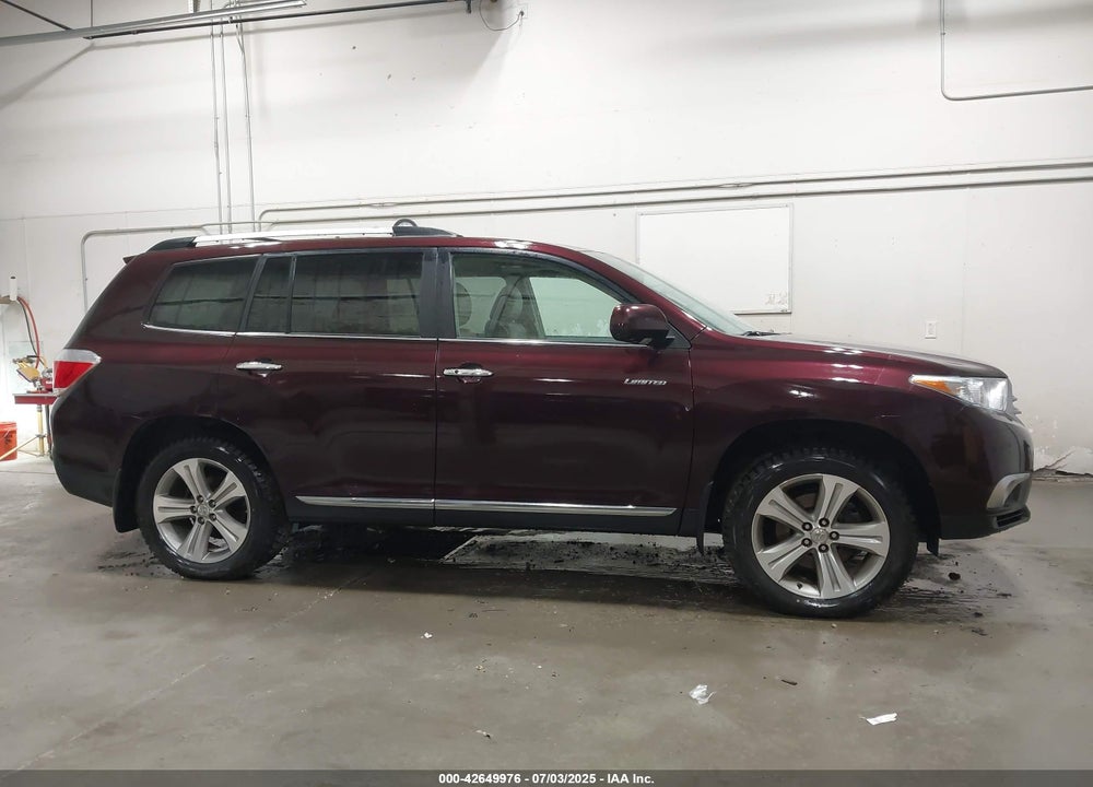 2013 TOYOTA HIGHLANDER VIN: 5TDDK3EH3DS249665