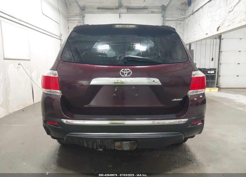 2013 TOYOTA HIGHLANDER VIN: 5TDDK3EH3DS249665