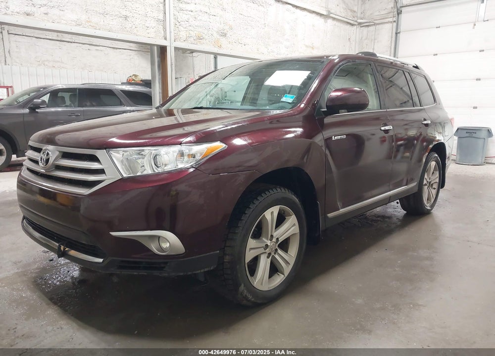 2013 TOYOTA HIGHLANDER VIN: 5TDDK3EH3DS249665