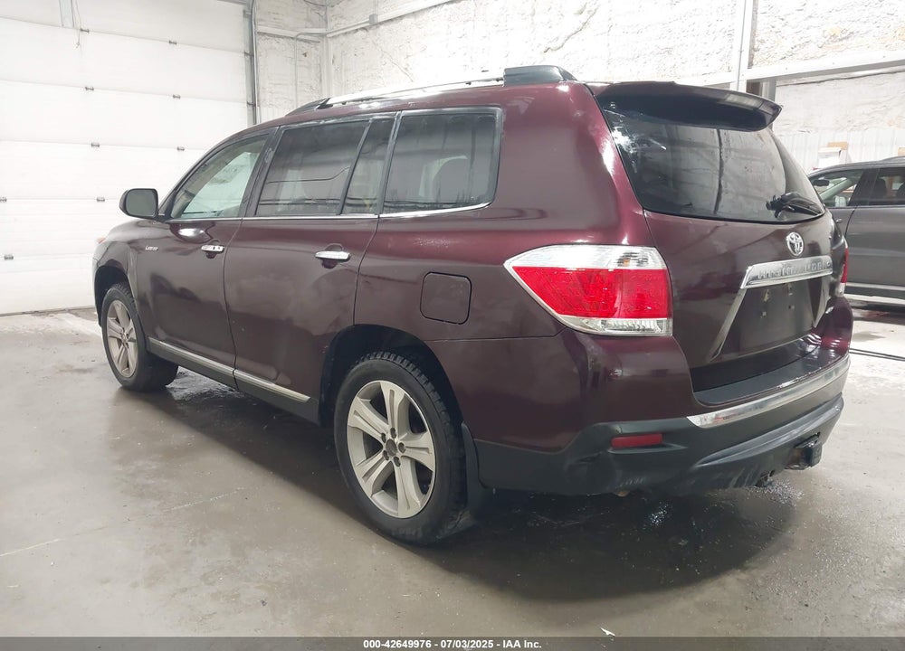 2013 TOYOTA HIGHLANDER VIN: 5TDDK3EH3DS249665