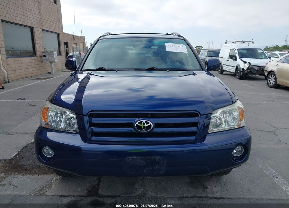 2007 TOYOTA HIGHLANDER VIN: JTEEP21A370214555