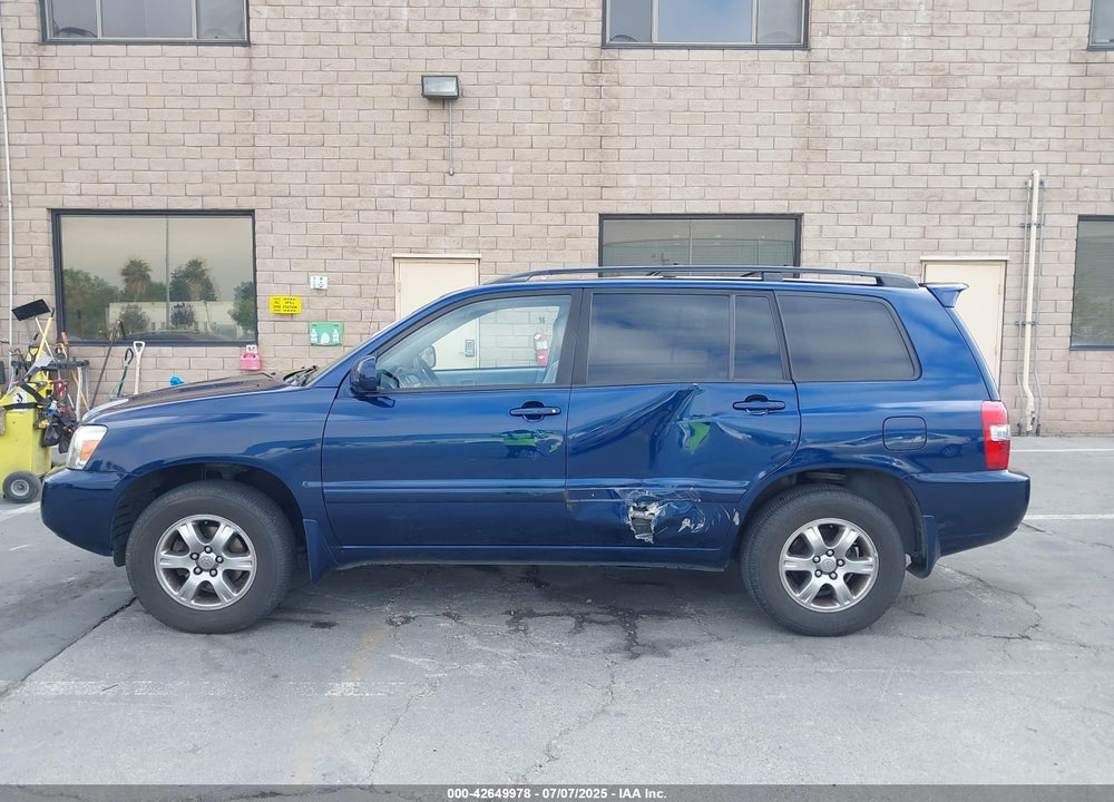 2007 TOYOTA HIGHLANDER VIN: JTEEP21A370214555