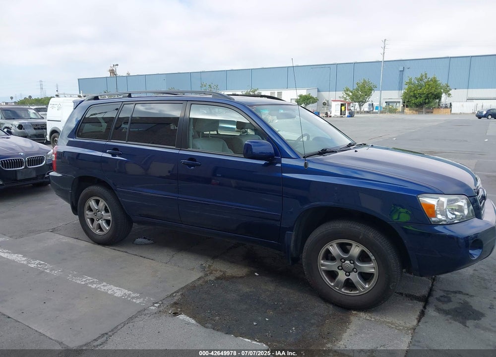 2007 TOYOTA HIGHLANDER VIN: JTEEP21A370214555