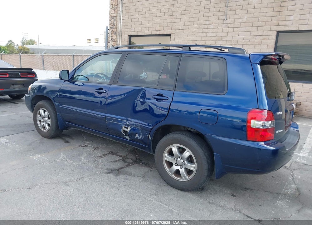 2007 TOYOTA HIGHLANDER VIN: JTEEP21A370214555