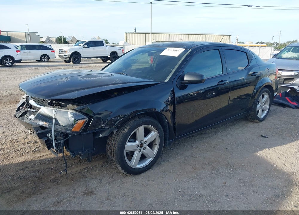 2013 DODGE AVENGER VIN: 1C3CDZCB9DN661462