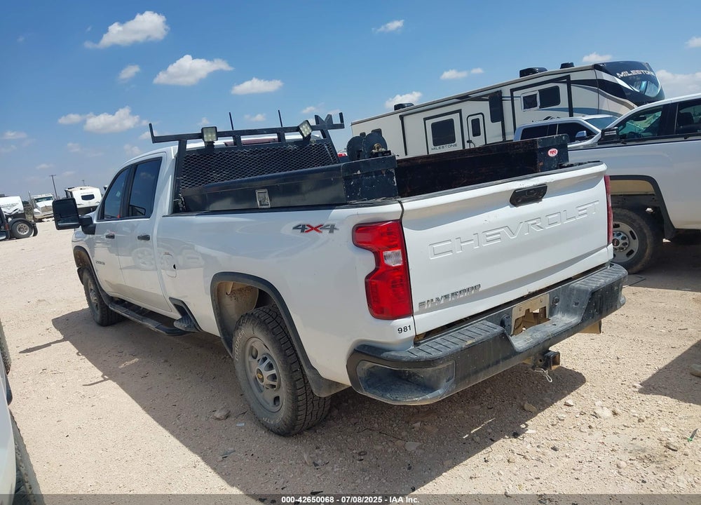 2021 CHEVROLET SILVERADO 2500HD 4WD LONG BED WT VIN: 1GC1YLEY9MF163603