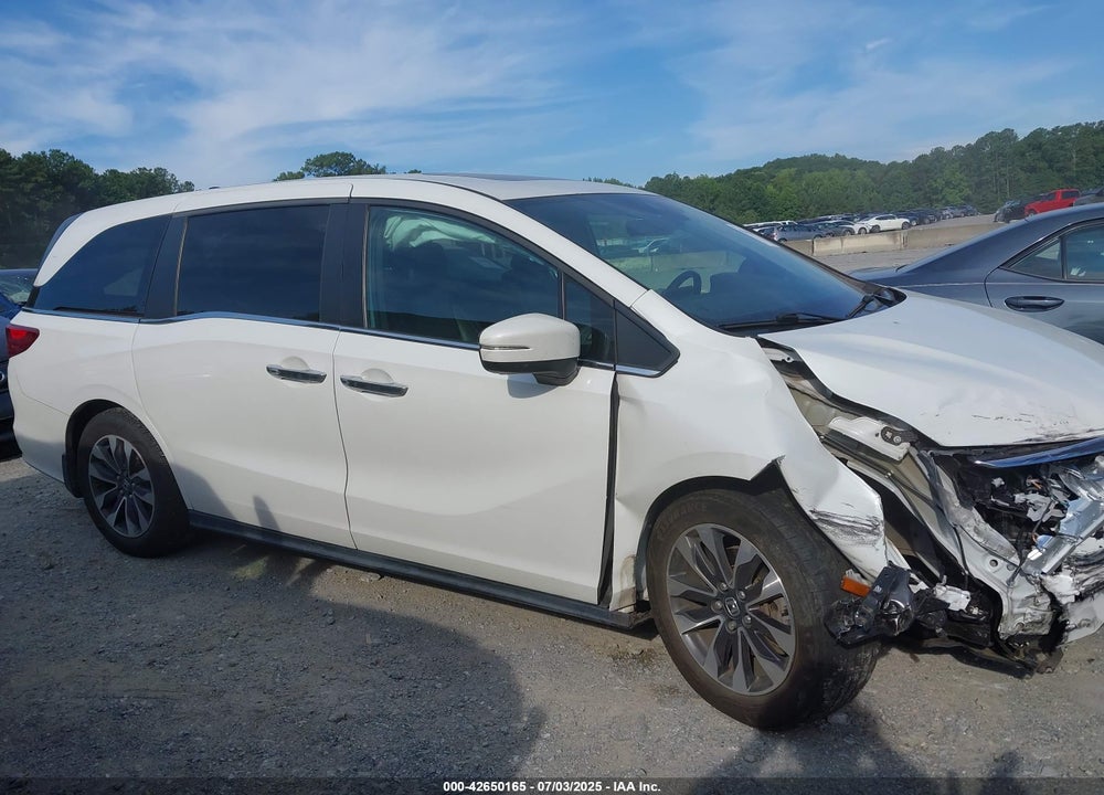 2022 HONDA ODYSSEY EX-L VIN: 5FNRL6H77NB020970