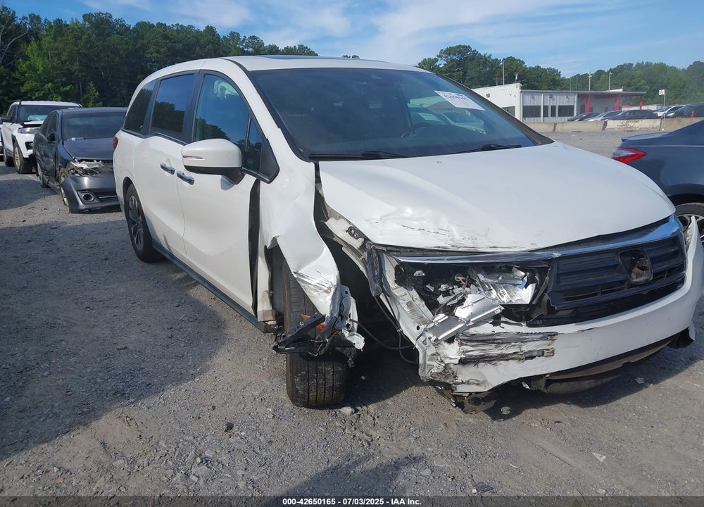 2022 HONDA ODYSSEY EX-L VIN: 5FNRL6H77NB020970
