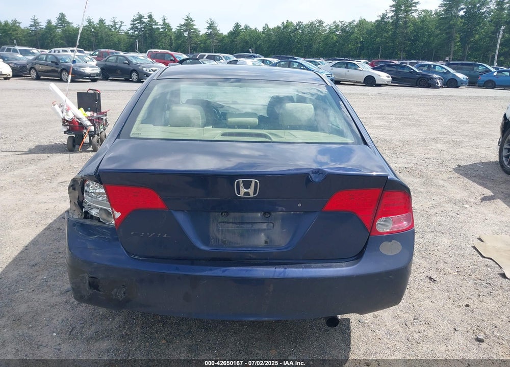 2006 HONDA CIVIC LX VIN: 2HGFA16536H512938