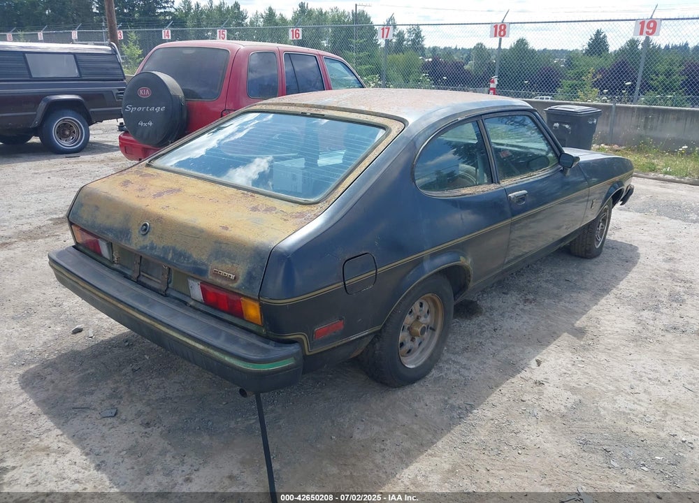 1976 MERCURY CAPRI VIN: GAECSR21489