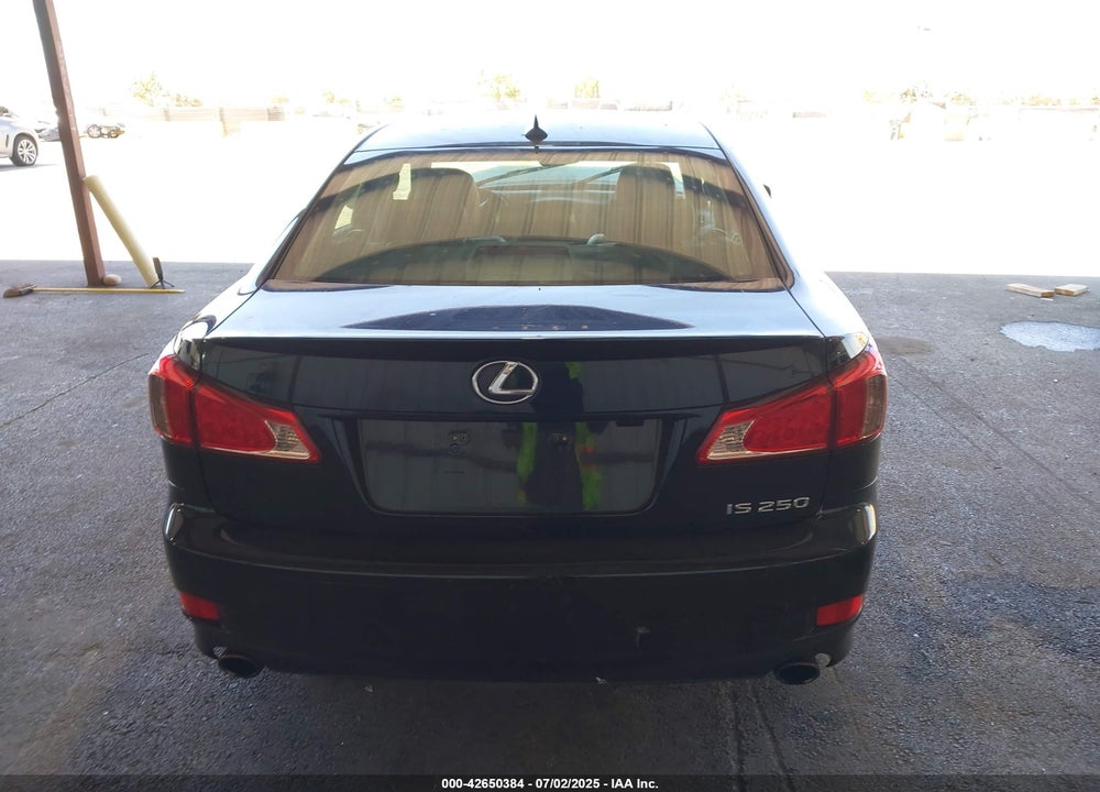 2011 LEXUS IS250 VIN: JTHBF5C24B5131003