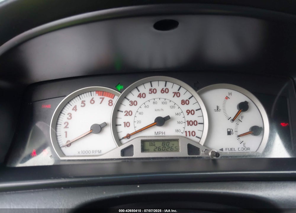2007 TOYOTA COROLLA VIN: 2T1BR32E37C785042
