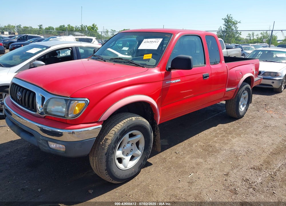 2002 TOYOTA TACOMA PRERUNNER VIN: 5TESM92N92Z130226