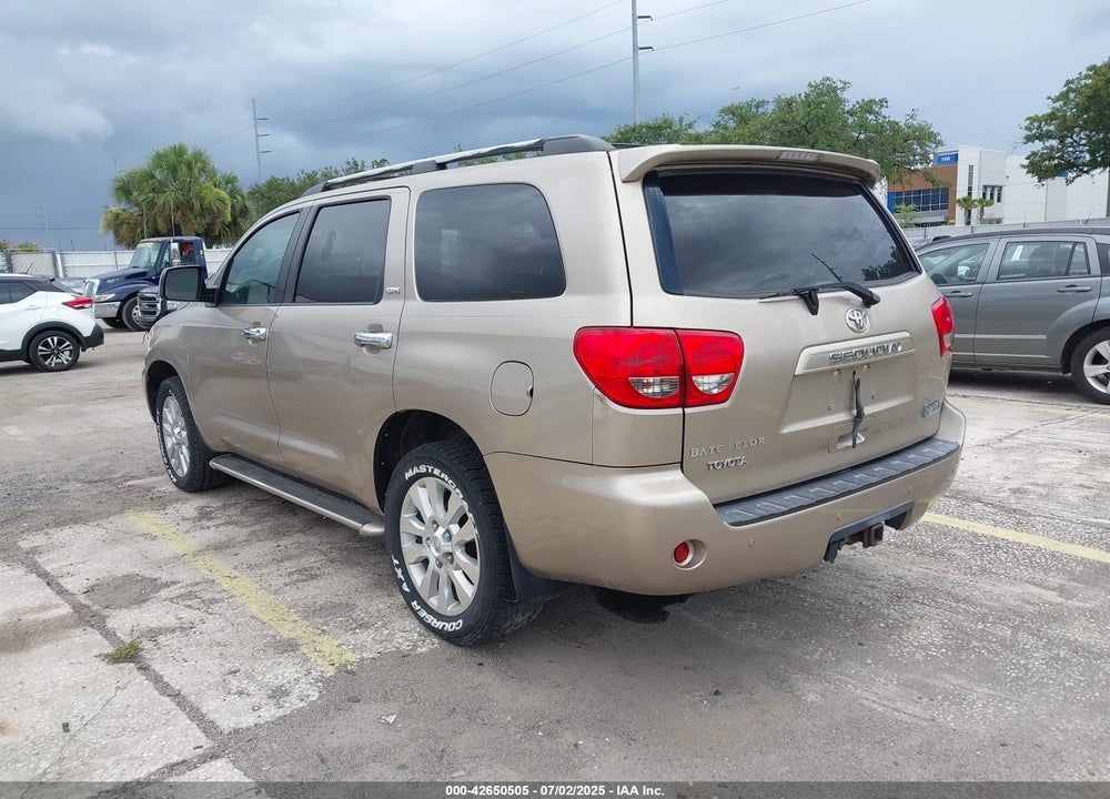 2008 TOYOTA SEQUOIA SR5 5.7L V8 VIN: 5TDZY64A48S012750