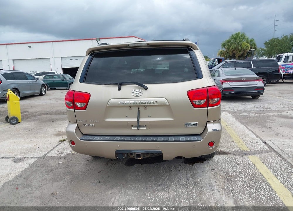 2008 TOYOTA SEQUOIA SR5 5.7L V8 VIN: 5TDZY64A48S012750