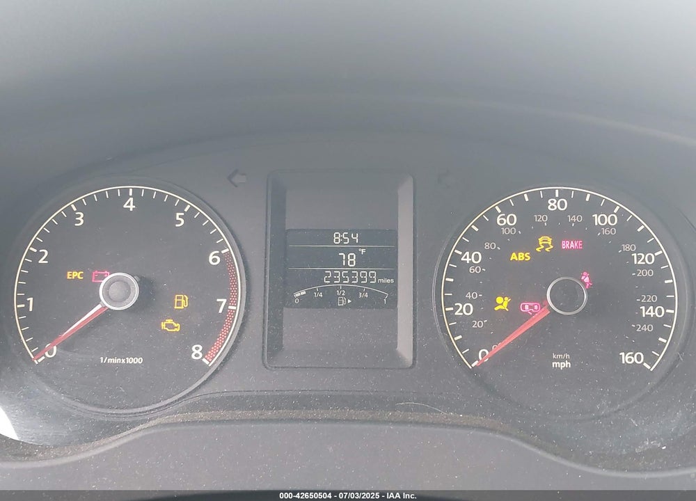 2011 VOLKSWAGEN JETTA VIN: 3VWBX7AJ2BM393579