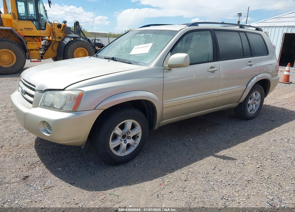 2002 TOYOTA HIGHLANDER V6 VIN: JTEHF21A820060319