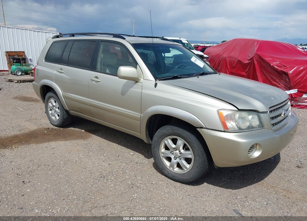 2002 TOYOTA HIGHLANDER V6 VIN: JTEHF21A820060319