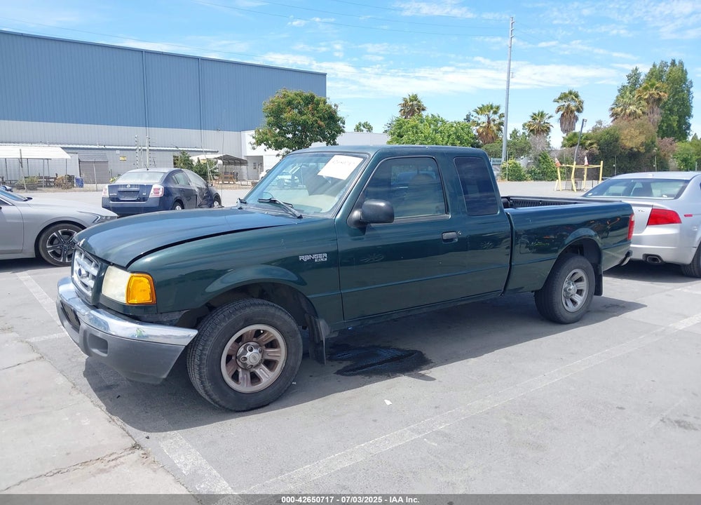 2002 FORD RANGER XLT VIN: 1FTYR44E92TA54758