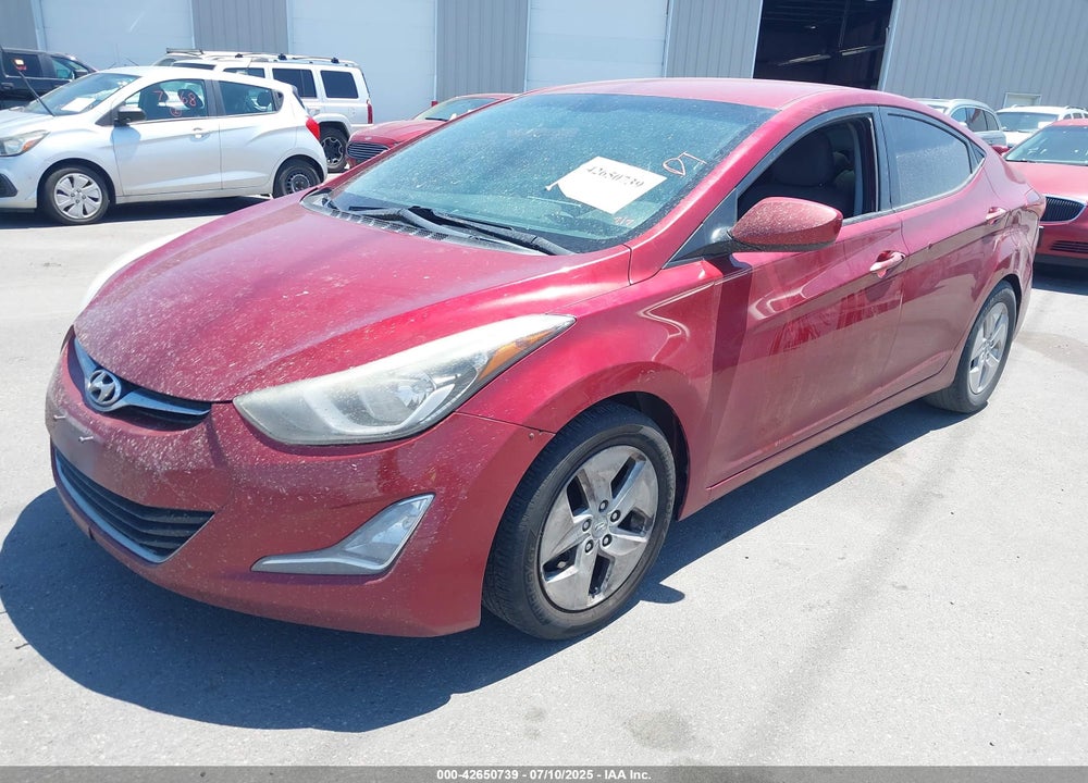 2014 HYUNDAI ELANTRA VIN: 5NPDH4AE9EH531641
