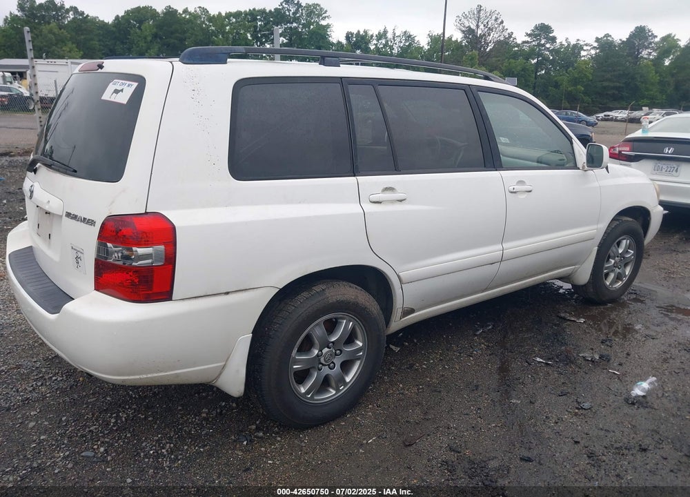 2005 TOYOTA HIGHLANDER V6 VIN: JTEGP21A650083711