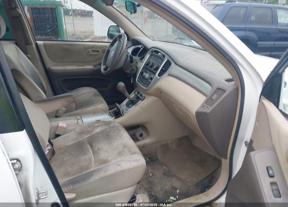 2005 TOYOTA HIGHLANDER V6 VIN: JTEGP21A650083711