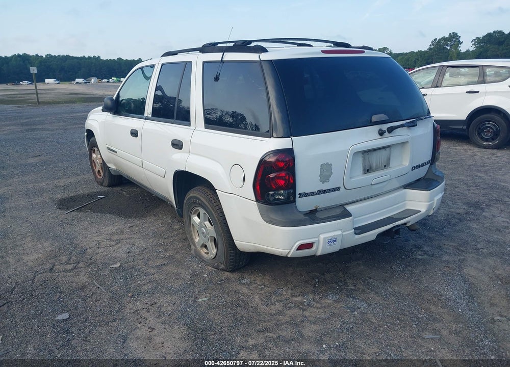 2002 CHEVROLET TRAILBLAZER LS VIN: 1GNDS13S322256632