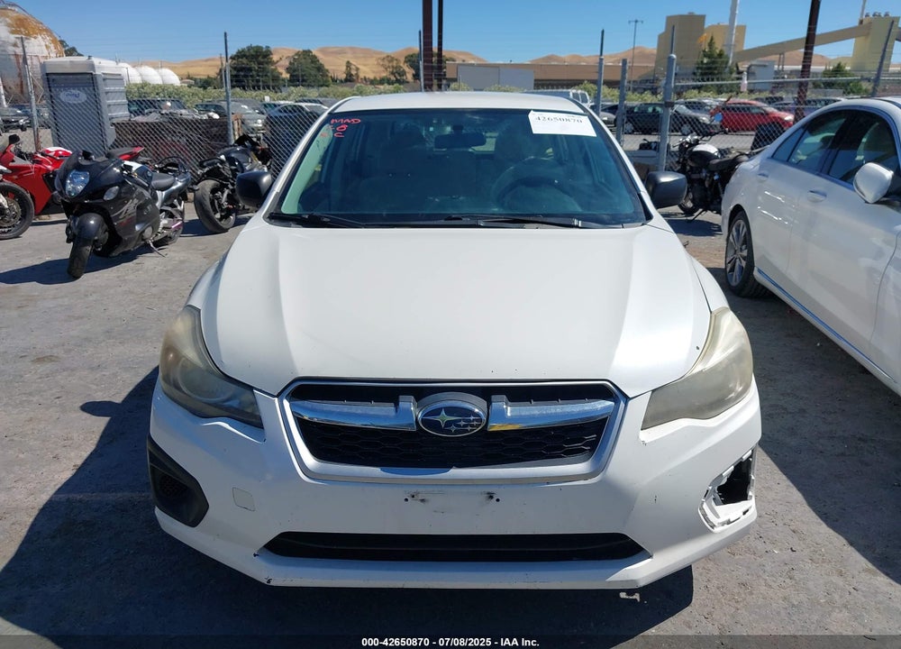 2013 SUBARU IMPREZA 2.0I VIN: JF1GPAA69DG800589