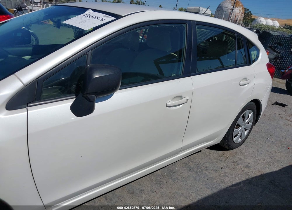 2013 SUBARU IMPREZA 2.0I VIN: JF1GPAA69DG800589
