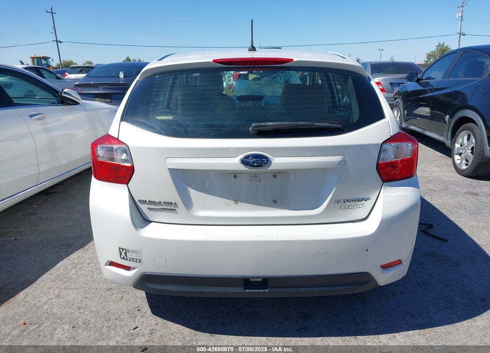 2013 SUBARU IMPREZA 2.0I VIN: JF1GPAA69DG800589