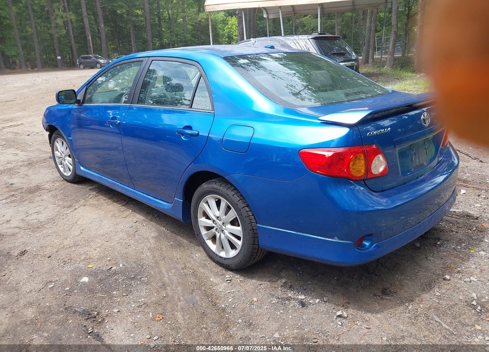 2009 TOYOTA COROLLA VIN: 2T1BU40E09C050299