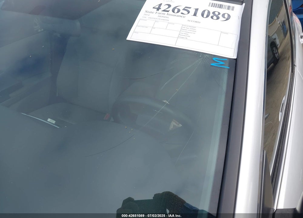 2014 HONDA ACCORD LX VIN: 1HGCR2F37EA085096