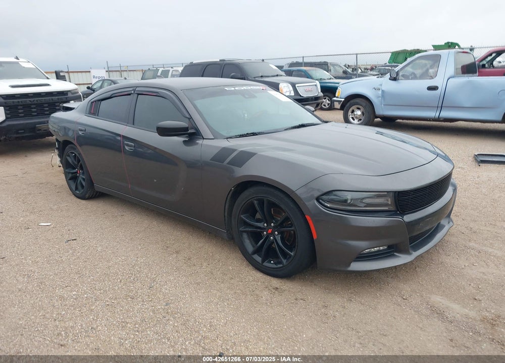 2018 DODGE CHARGER SXT PLUS RWD VIN: 2C3CDXHG3JH217801
