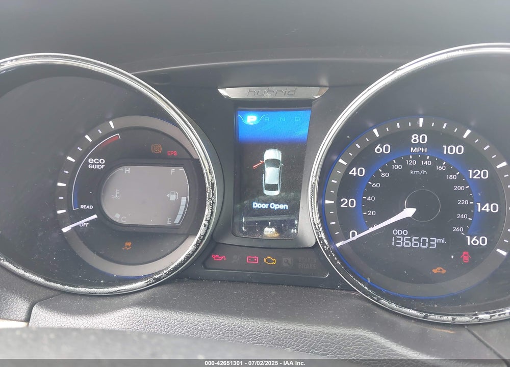 2012 HYUNDAI SONATA HYBRID VIN: KMHEC4A49CA032414