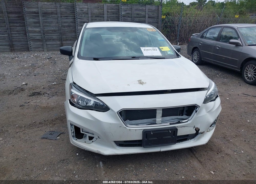 2019 SUBARU IMPREZA 2.0I VIN: 4S3GKAA62K3610386