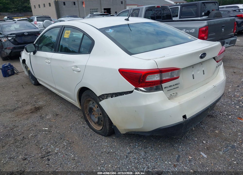 2019 SUBARU IMPREZA 2.0I VIN: 4S3GKAA62K3610386