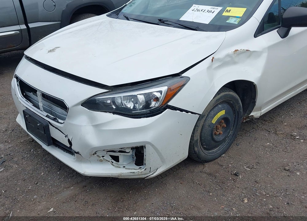 2019 SUBARU IMPREZA 2.0I VIN: 4S3GKAA62K3610386