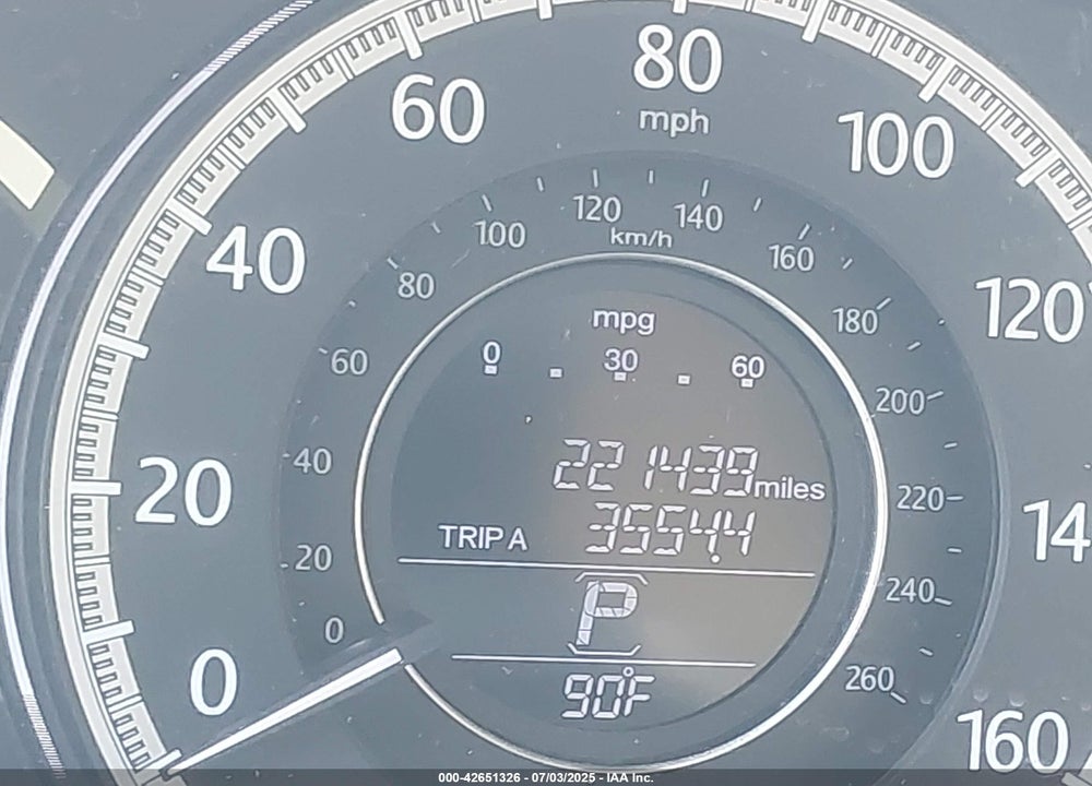 2014 HONDA ACCORD VIN: 1HGCR2F34EA025986