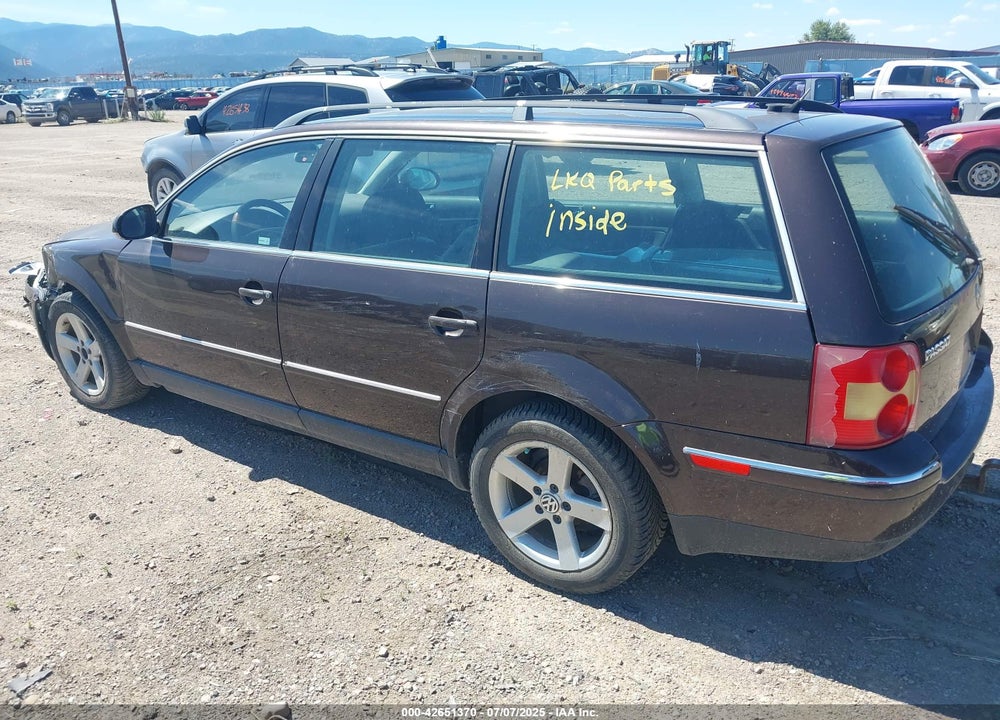 2004 VOLKSWAGEN PASSAT GLX VIN: WVWYH63B34E234685