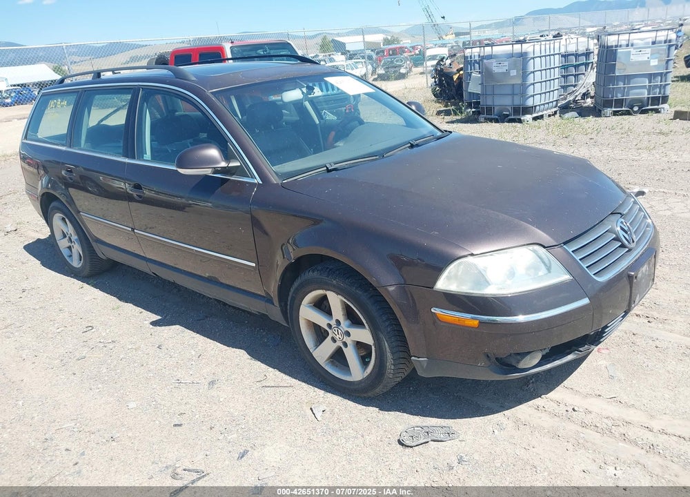 2004 VOLKSWAGEN PASSAT GLX VIN: WVWYH63B34E234685