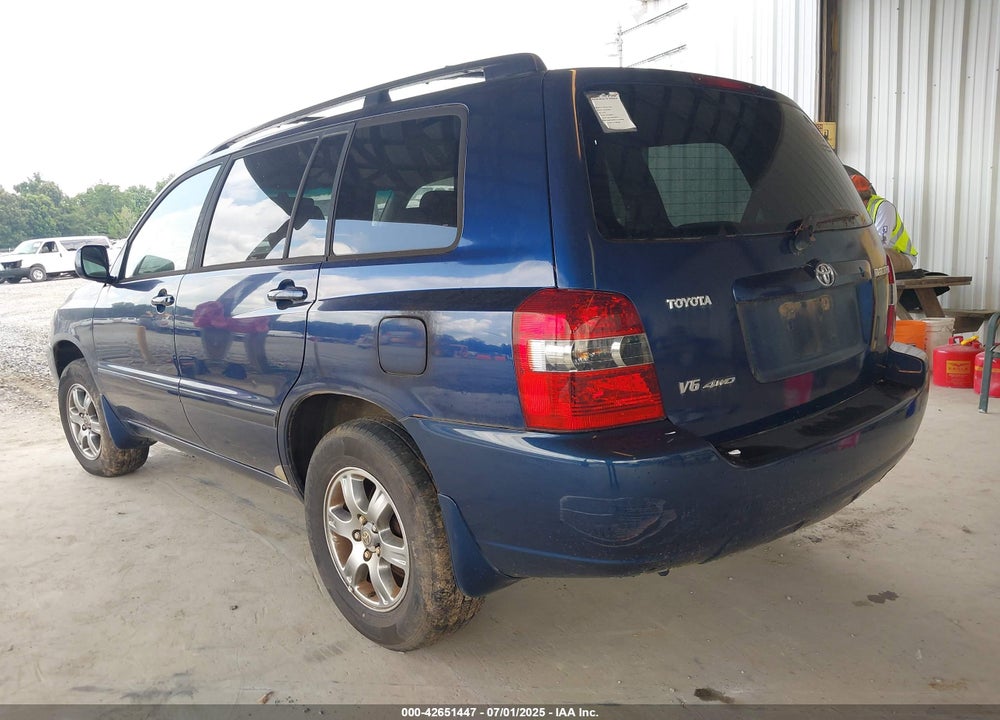 2005 TOYOTA HIGHLANDER V6 VIN: JTEEP21A450124098