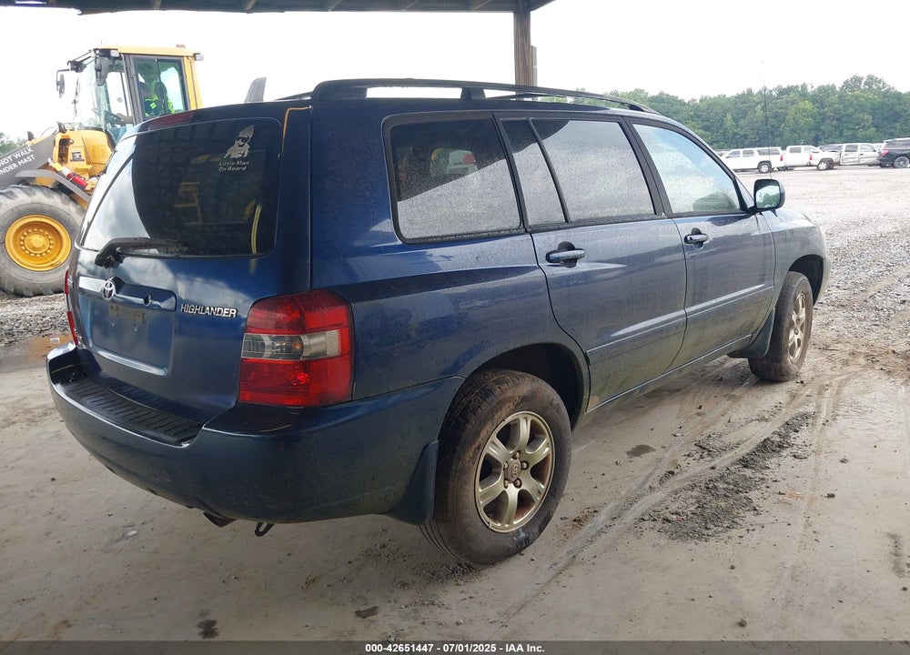 2005 TOYOTA HIGHLANDER V6 VIN: JTEEP21A450124098