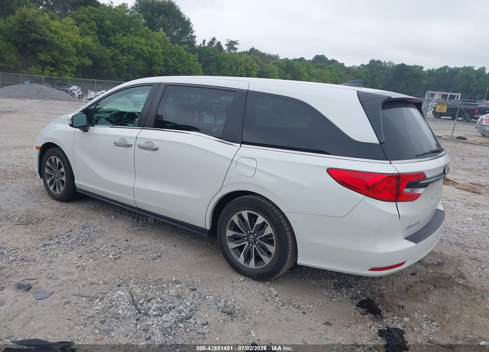 2022 HONDA ODYSSEY EX-L VIN: 5FNRL6H79NB036538