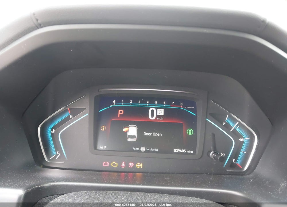2022 HONDA ODYSSEY EX-L VIN: 5FNRL6H79NB036538