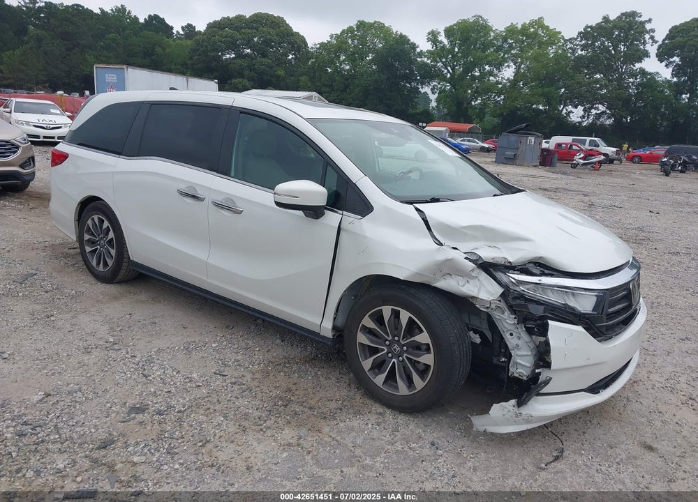 2022 HONDA ODYSSEY EX-L VIN: 5FNRL6H79NB036538