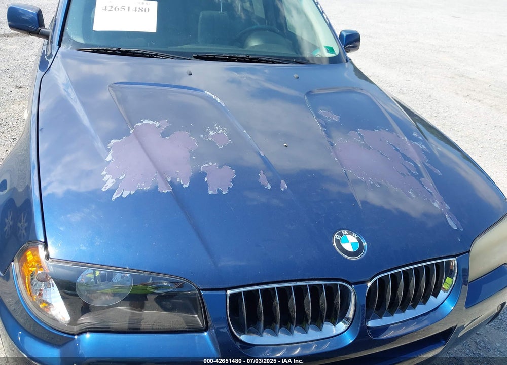 2006 BMW X3 3.0I VIN: WBXPA93416WG85488