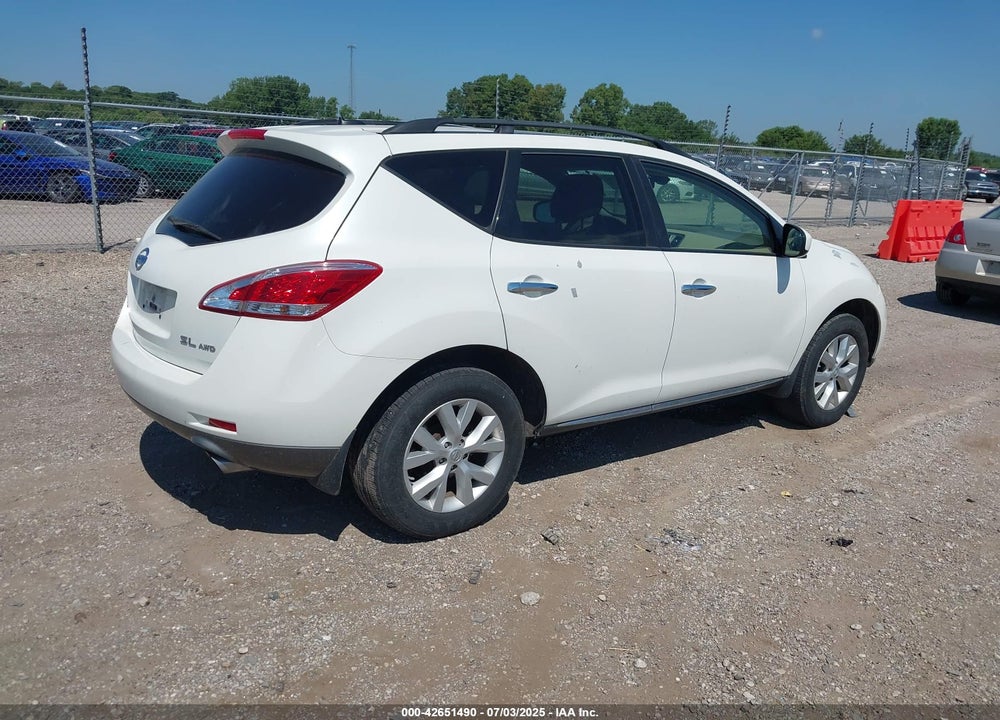 2014 NISSAN MURANO VIN: JN8AZ1MW5EW500307