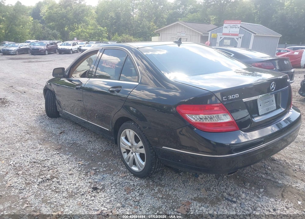 2008 MERCEDES-BENZ C CLASS VIN: WDDGF81X78F181863