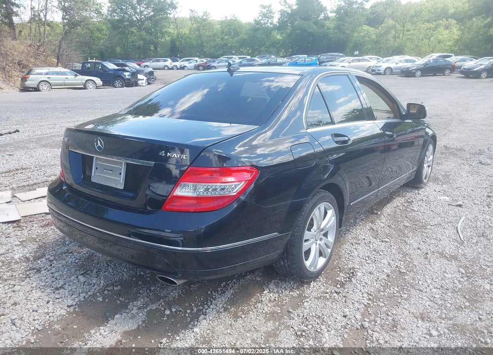 2008 MERCEDES-BENZ C CLASS VIN: WDDGF81X78F181863